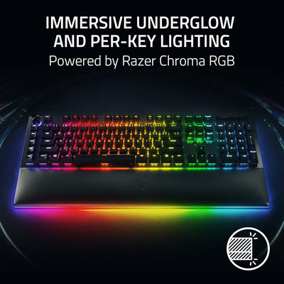 Razer BlackWidow V4 Pro - Mechanisch Gaming Toetsenbord - Yellow Switch - QWERTY - Zwart (RZ03-04680