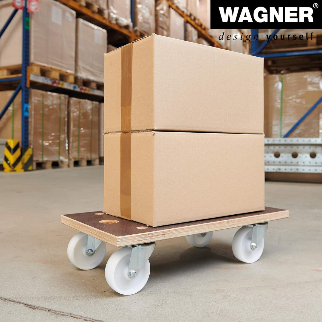 Wagner Transporthilfe MM 1143 I 57,5 x 30 x 15 cm - Tragkraft 500 kg - Multiplex - für schwer belade
