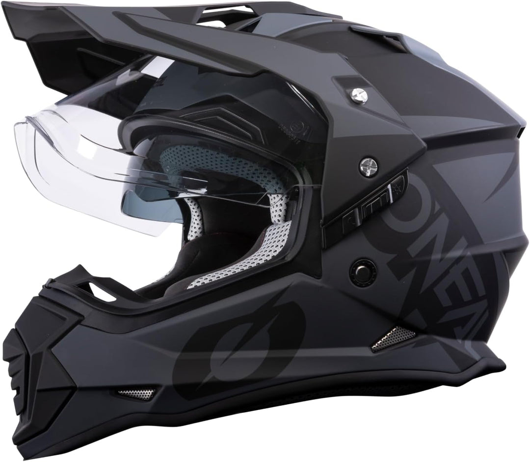 O'NEAL Unisex – Erwachsene Sierra Helmet R V.23 Helm S Schwarz/Grau, S Schwarz/Grau