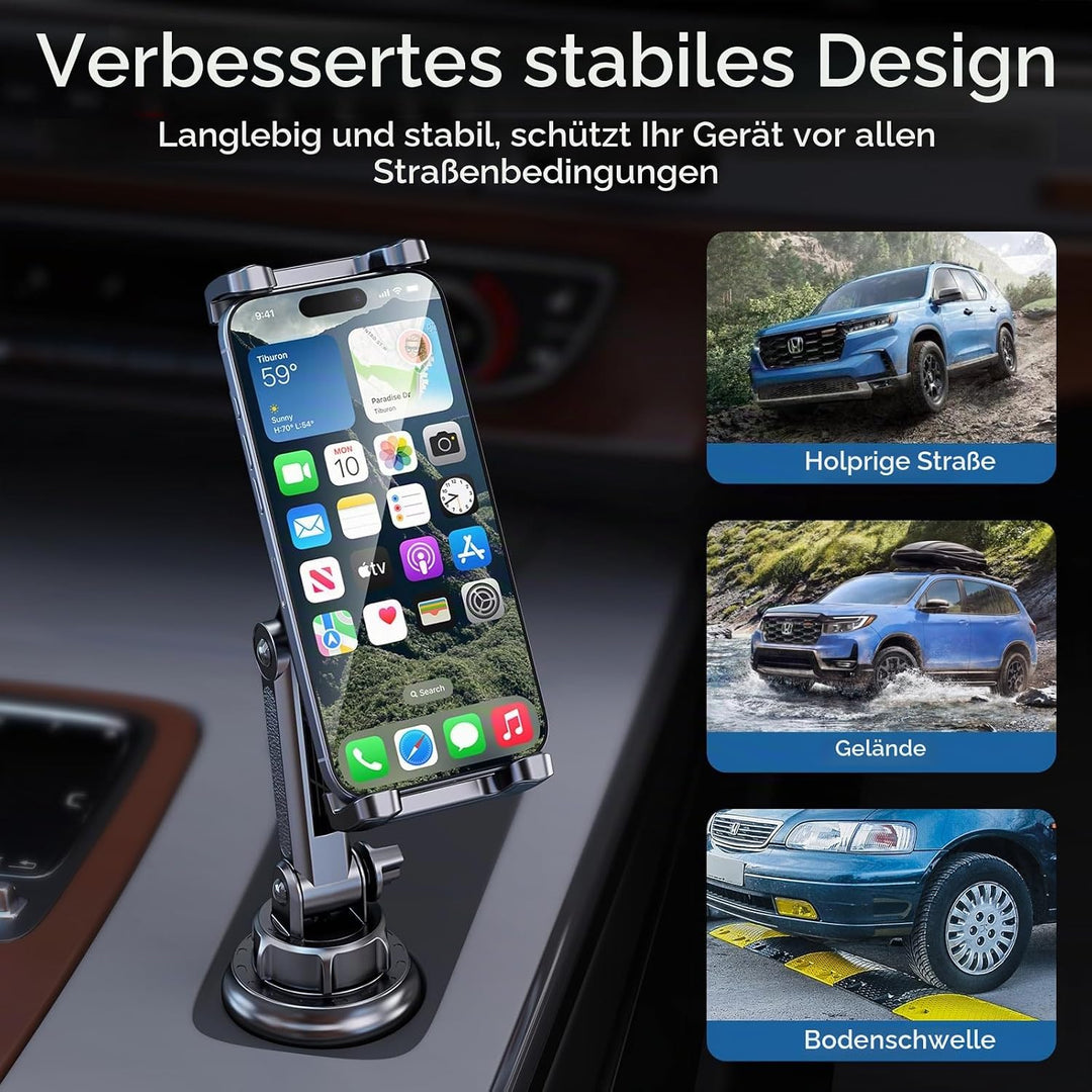 Cup Holder Telefon Tablet Mount für Auto, LKW, 360 ° drehbarer Standhalter und Verstellbarer Arm, ko