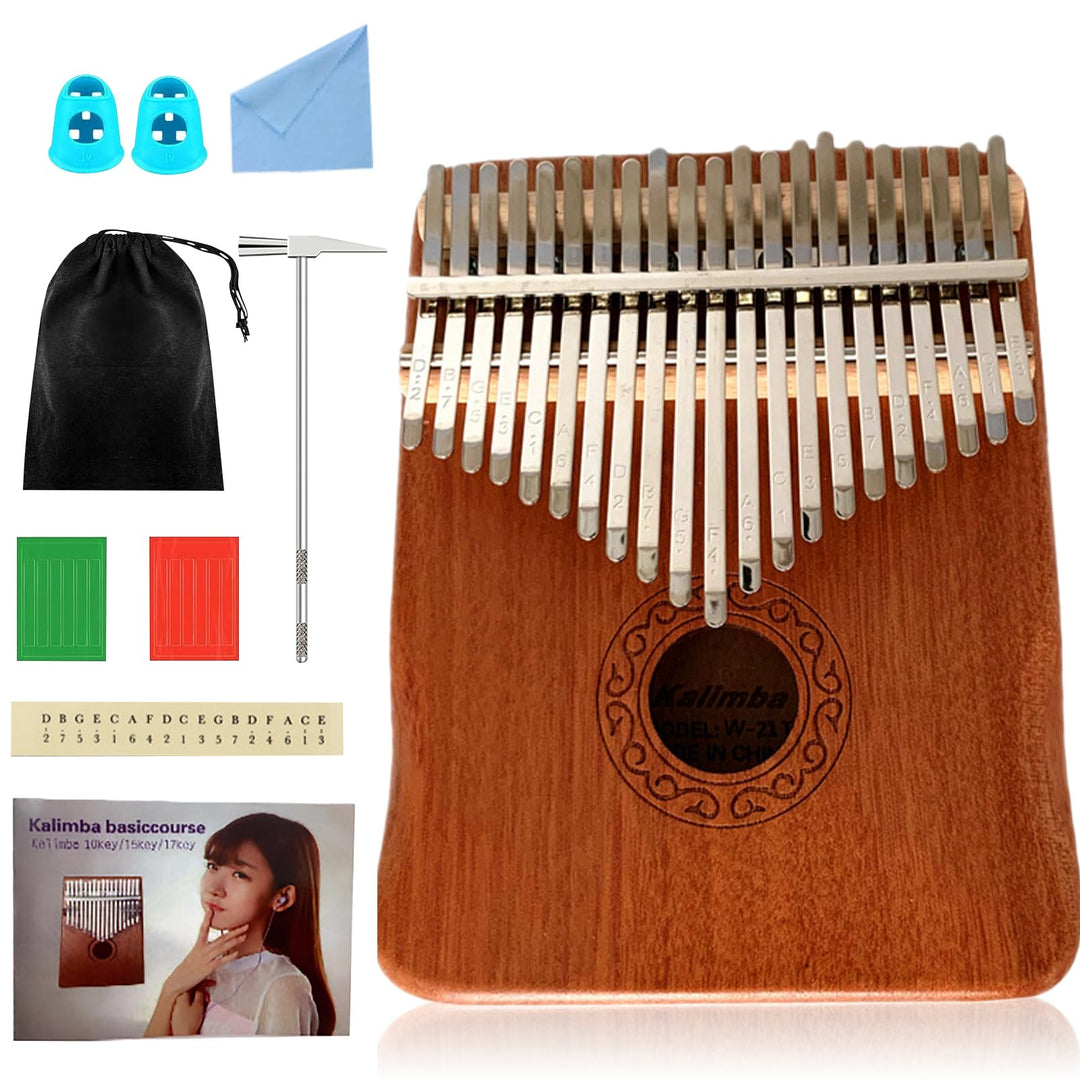 Kalimba Daumenklavier: 21 Tasten Fingerklavier, Kalimba 21 Schlüssel, Tragbares Daumenklavier 21 Sch