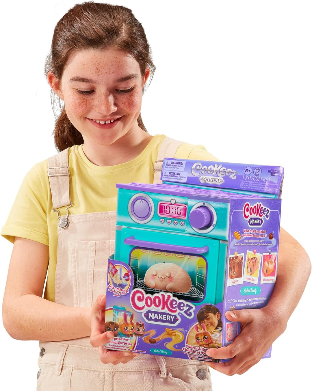 Cookeez Makery Ofen-Spielset in türkis mit niedlichem Überraschungseffekt durch Verwandlung zu einen