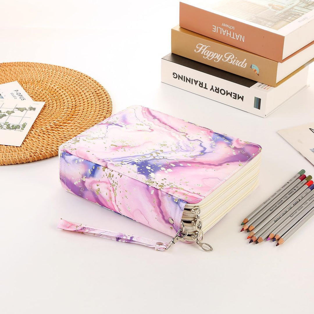 Lbxgap tragbare farbige Hülle Rosa Marmor, Violett Modern, Rosa Marmor, Violett Modern