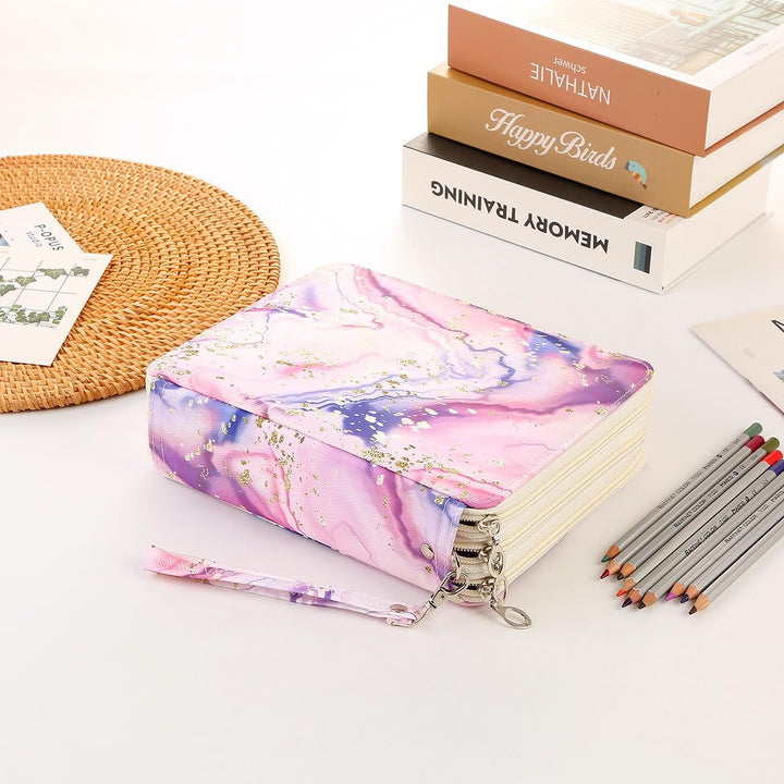 Lbxgap tragbare farbige Hülle Rosa Marmor, Violett Modern, Rosa Marmor, Violett Modern