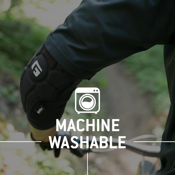 G-Form Pro Rugged Ellbogenschützer, 2 Stück, für Radfahren, BMX, MTB, Downhill, Skateboard XL Schwar