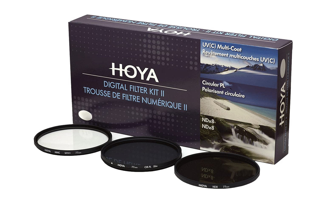 Hoya Digital Filter Kit (72mm, inkl Cirkular Polfilter/ND-Filter (NDx8)/HMC-C, UV-Filter), 72mm