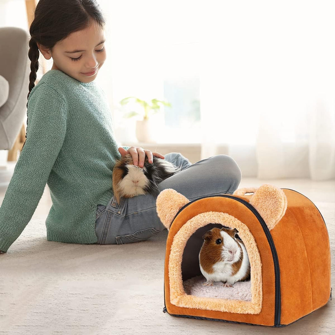 Pantula Meerschweinchen Bett Kuschelhöhle - Höhle Gemütliches gross Hamster Kleintier Bett Versteck