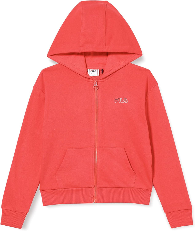 FILA Mädchen Seljord Hooded Sweat Kapuzenjacke 170-176 Cayenne, 170-176 Cayenne