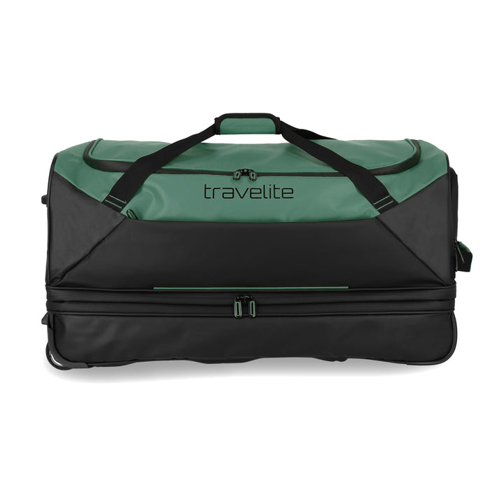 Travelite Trolley Reisetasche mit Rollen aus wasserabweisendem Material, Basics Weichgepäck Rolltasc