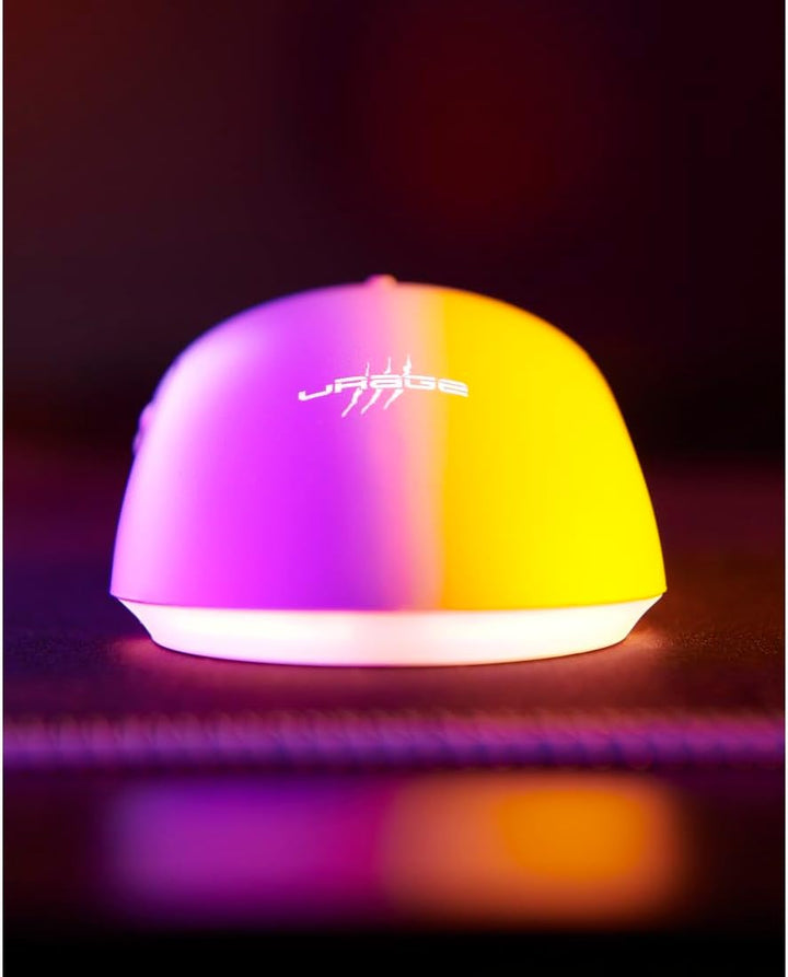 uRage Gaming-Maus mit Kabel „Reaper 250“ (Rainbow LED, ultra leicht, Rechtshänder, 6 programmierbare
