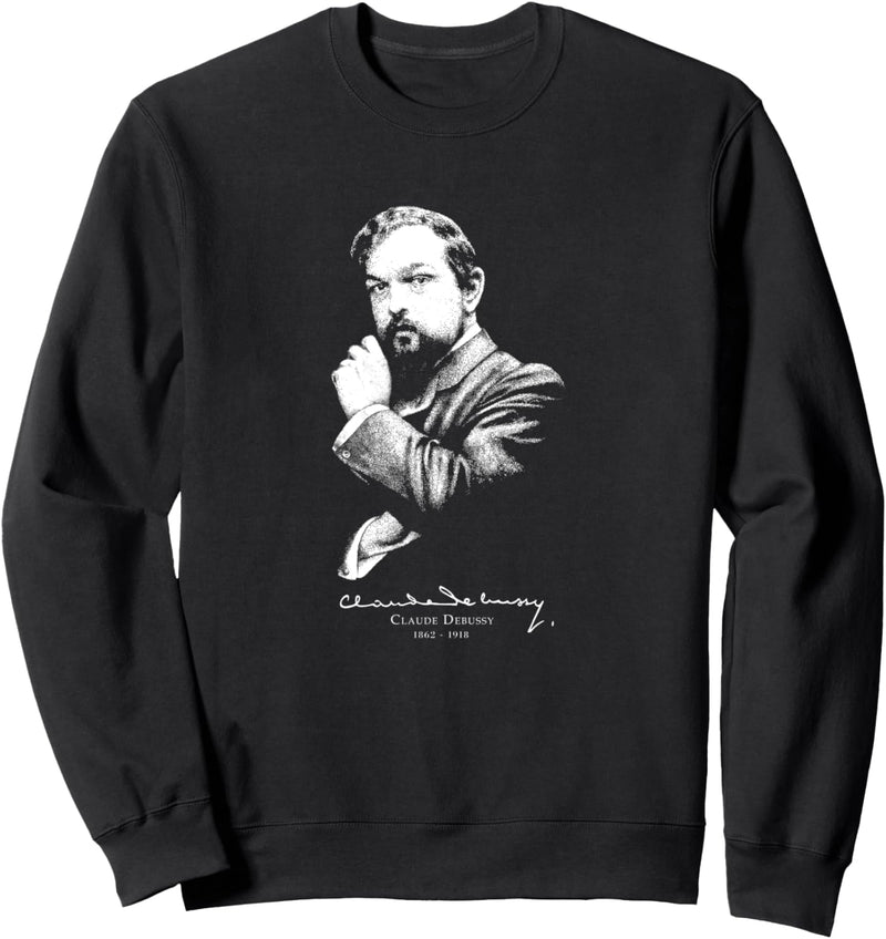 Claude Debussy-Französischer Komponist-Klassische Musik Sweatshirt