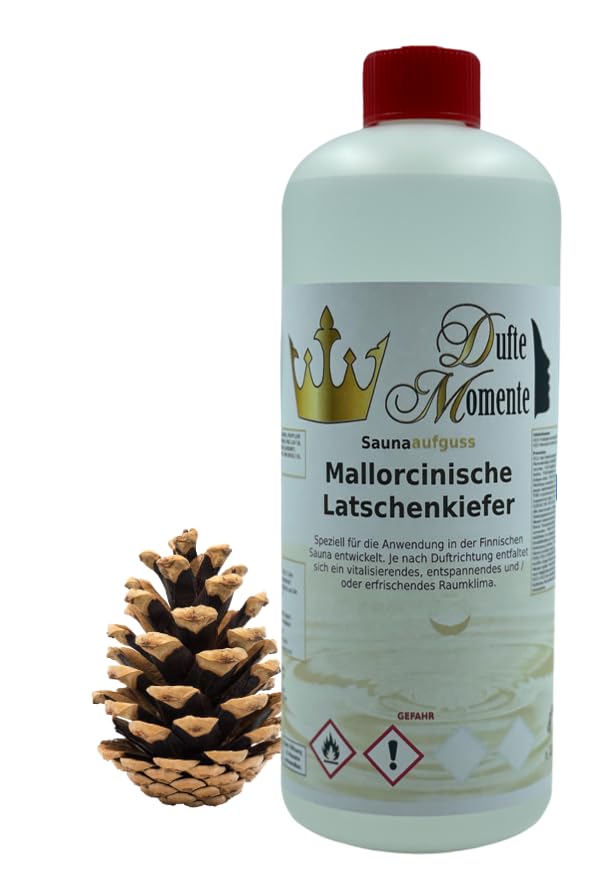 Dufte Momente | Saunaduft Konzentrat Latschenkiefer 1 Liter | naturreine und natürliche ätherische Ö