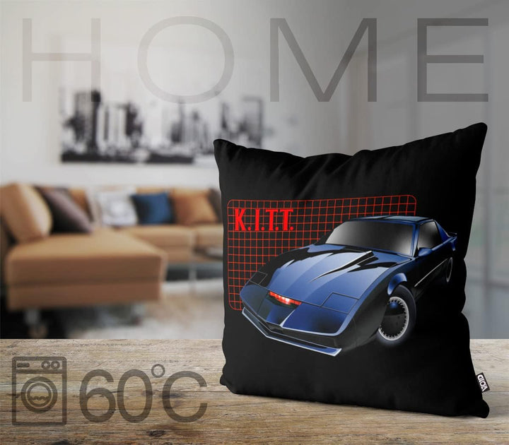 VOID K.I.T.T. Kissenbezug Kissenhülle Polyester wasserfest Outdoor Michael Knight 2000 Black Rider,