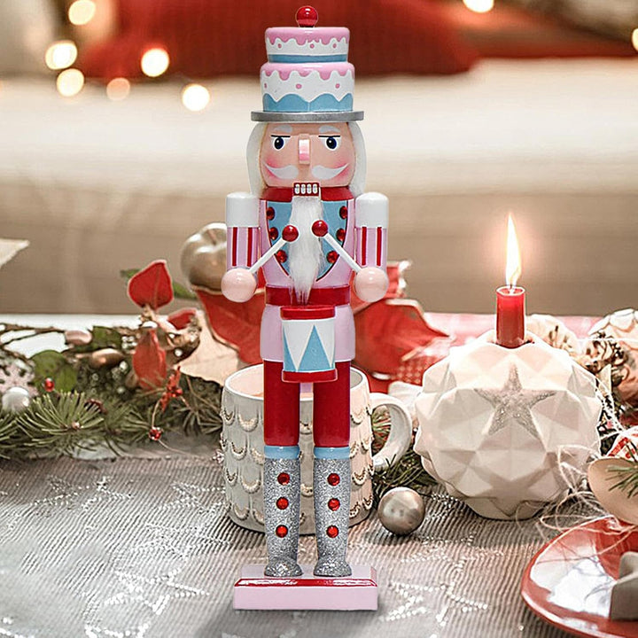Nussknacker-Weihnachtsschmuck, Nussknacker-Figur aus Holz, Ornamente von Nussknacker-Figuren - dekor