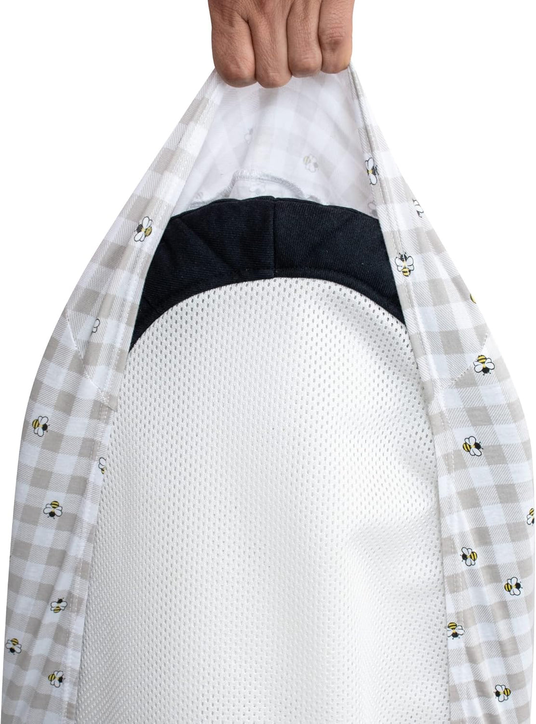 JYOKO Kids Bezug für Hängematte, kompatibel mit Babybjorn Soft, Balance (Picnic Vichy, Baumwolle)