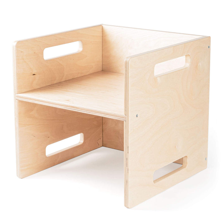 Ehrenkind® Kinder Hocker | Vielseitig & Stabil | Montessori Hocker | Wendehocker aus Birkenschichtho