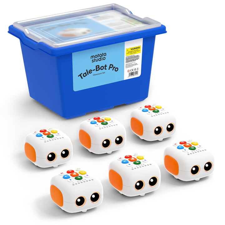 Tale-Bot Pro Klassenzimmer-Set für Kinder von 3-5 Jahren, STEM-Programmier-Roboter-Set für Schulbeda