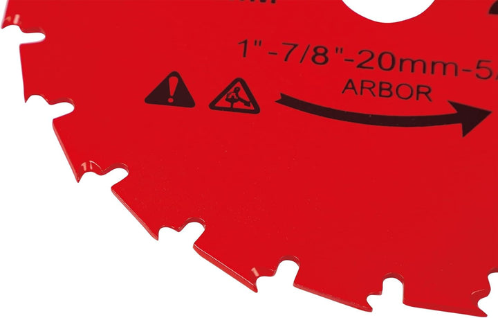 LSHUZIYU 200x2mm-24T, 2 Stück, 25.4mm Dorn mit Adapter 22.23-20-16mm, Mulchmesser-Klinge, Freischnei