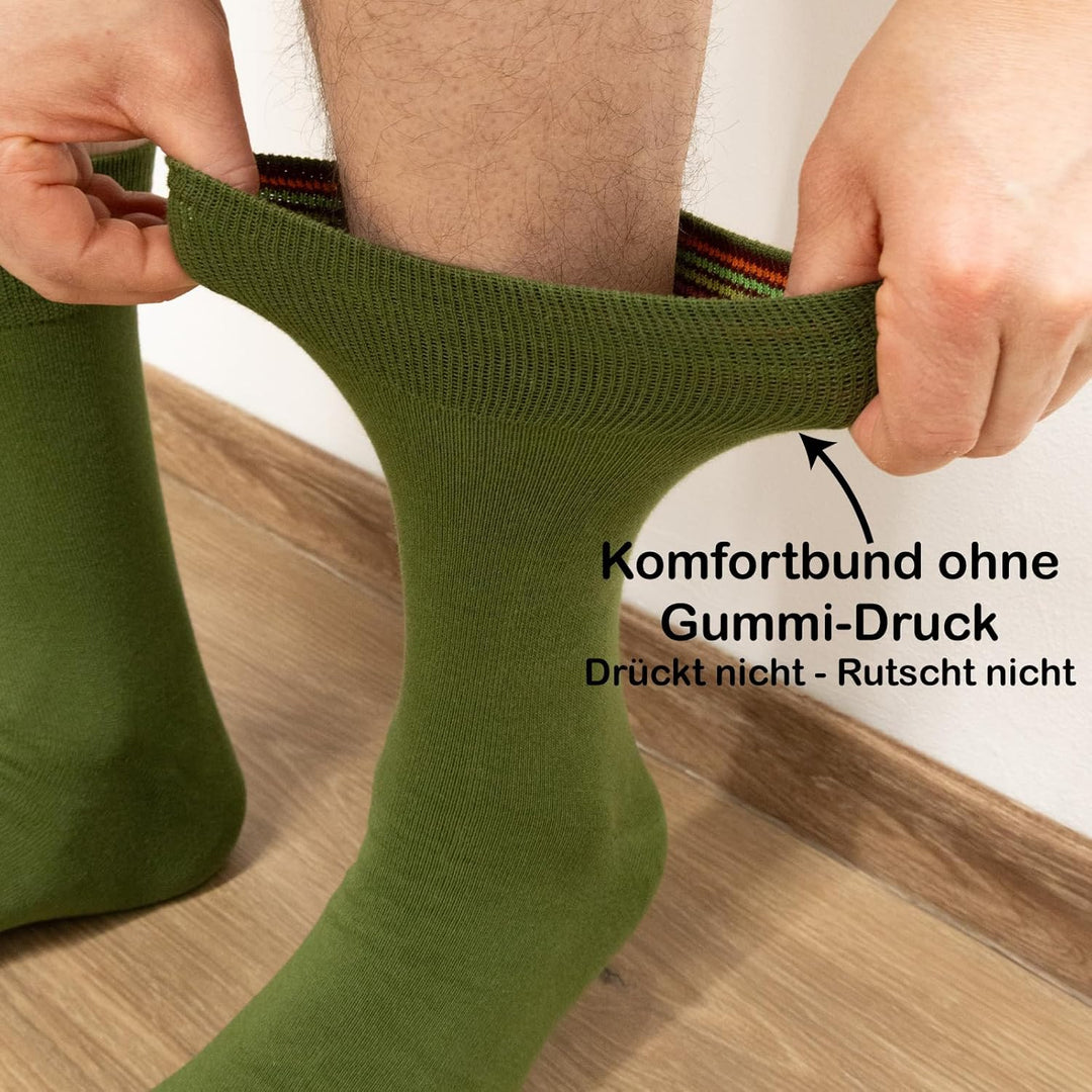 gigando – Socken Herren Baumwolle Uni Farben 3er, 4er, 5er, 6er oder 8er Pack in Premiumqualität – s