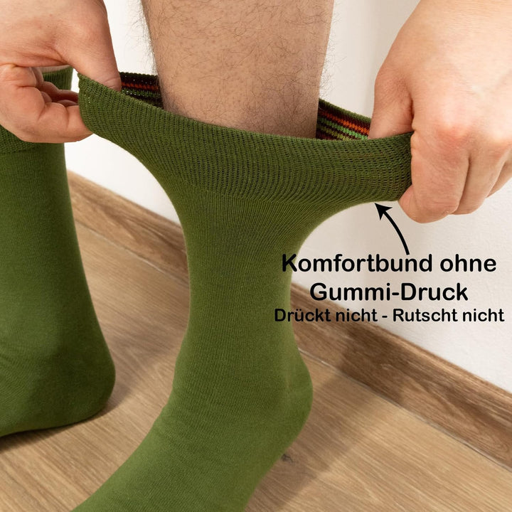 gigando – Socken Herren Baumwolle Uni Farben 3er, 4er, 5er, 6er oder 8er Pack in Premiumqualität – s