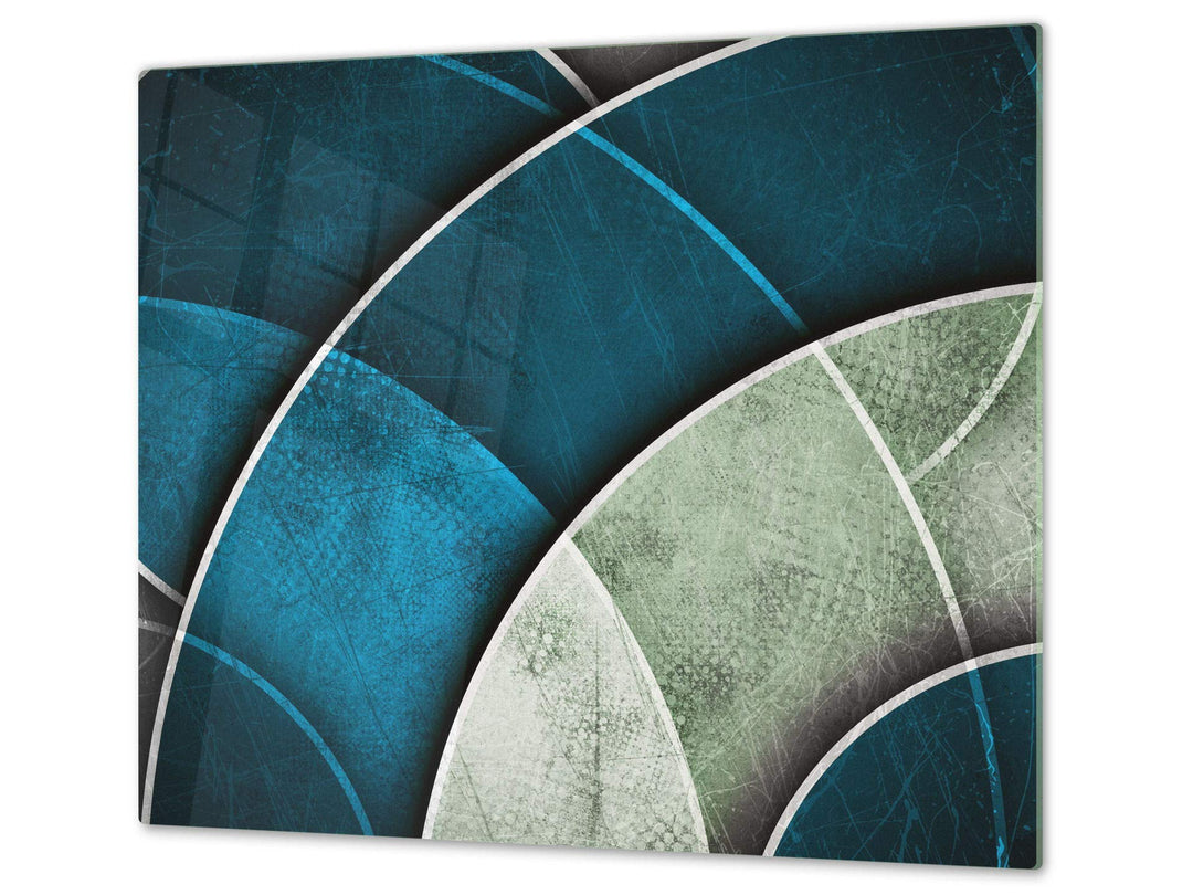 Schneidbrett aus Hartglas und schützende Arbeitsoberfläche – Schneideplatten SINGLE mit 60 x 52 cm u