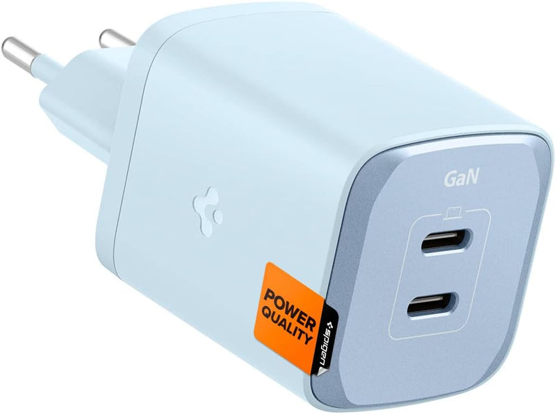 Spigen GaN III 652 Total 65W 2 Ports Dual USB C Wandladegerät PD 3.0 PPS Ladeblock Adapter Kompatibe