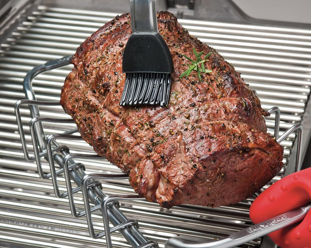 Broil King, 38,5x22x9,5cm. Sparerib und Bratengestell, Edelstahl, 5 x 5 x 5 cm, 62602