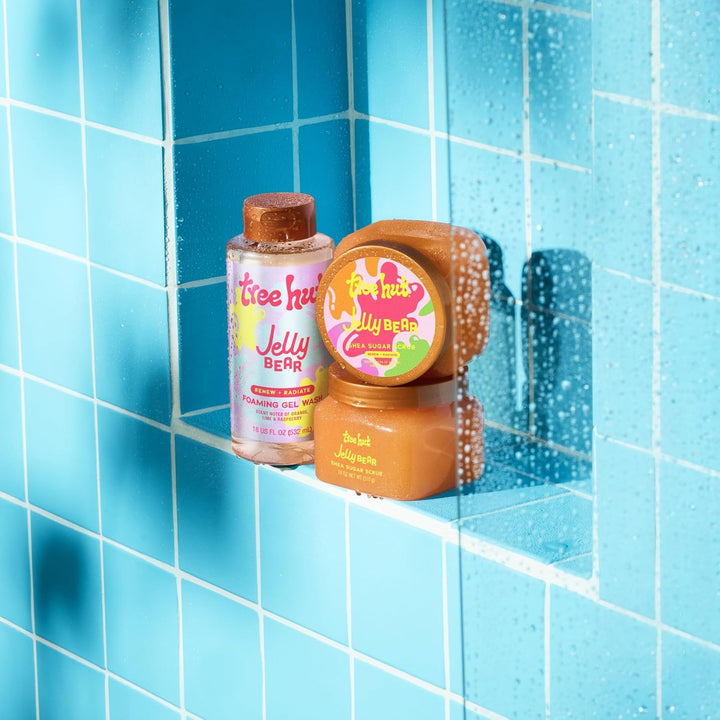 Tree Hut Jelly Bear Shea-Zuckerpeeling, feuchtigkeitsspendendes und feuchtigkeitsspendendes Körperpe