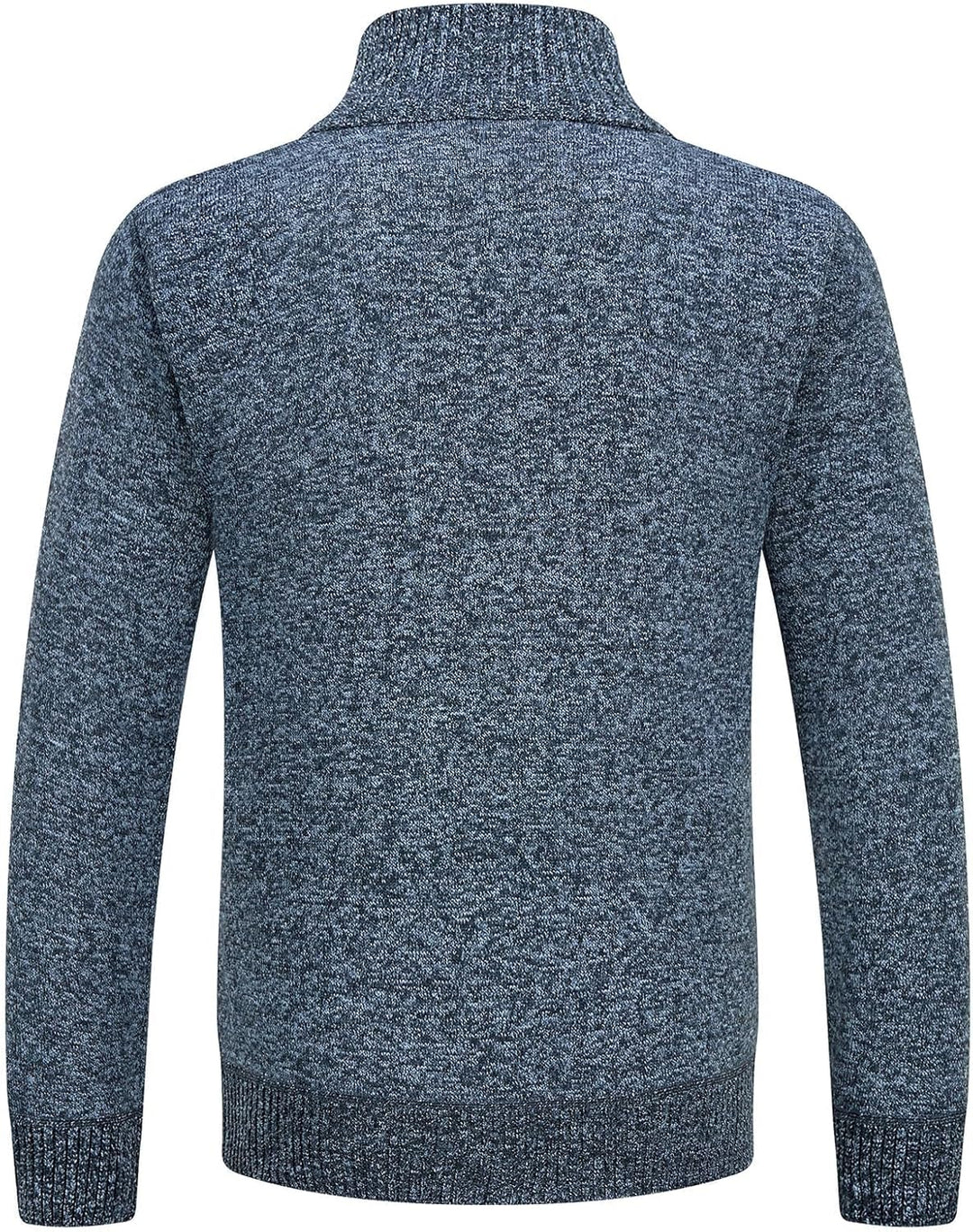 KUDORO Strickjacke Herren Cardigan Trachtenjacke mit Reissverschluss Gestrickt Wintermantel Strickja