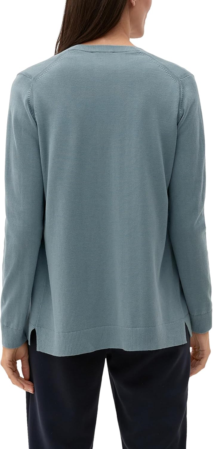 s.Oliver Damen Strickjacke Langarm 32 Blue Green, 32 Blue Green
