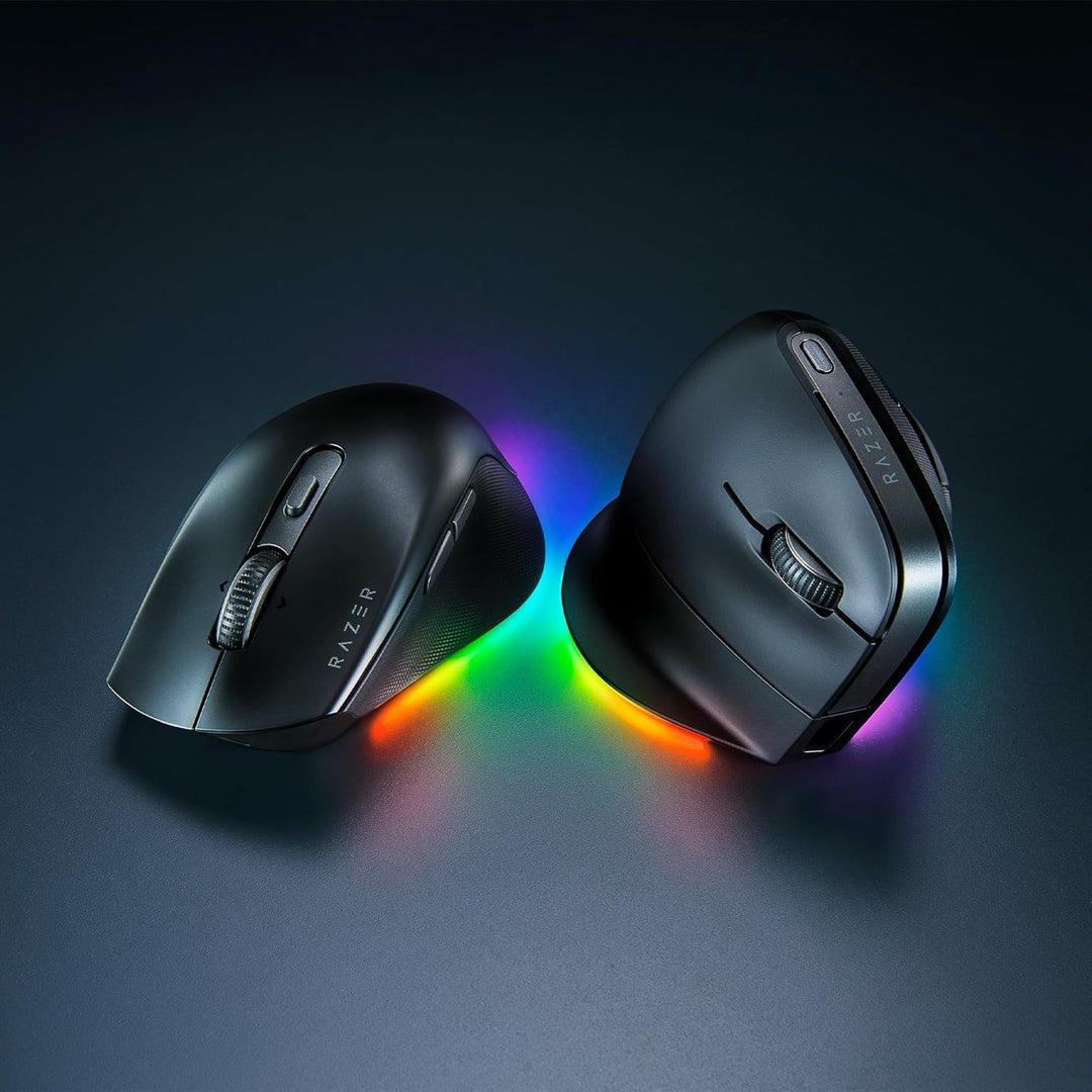 Razer Pro Click V2 Vertical - Vertikale ergonomische kabellose Maus für Rechtshänder - KI Prompt Ass