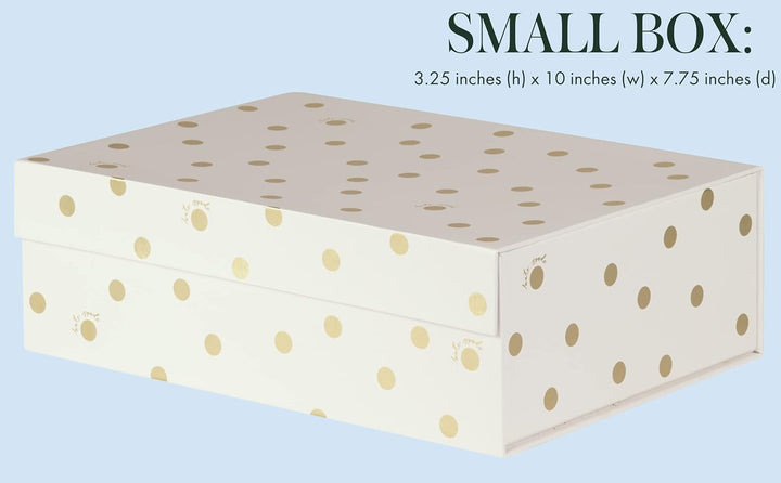 Kate Spade New York Dekorative Aufbewahrungsboxen mit Deckel, 3 Stück, stabile Organizer-Aufbewahrun