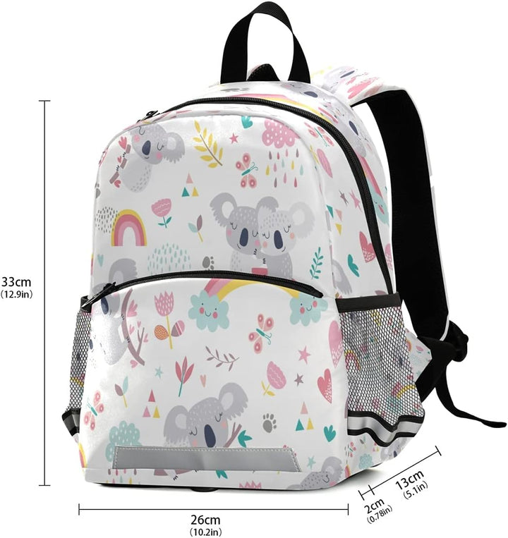 Niedlicher Kinderrucksack Koala Kindergarten für Kleinkinder Mädchen Jungen, Mehrfarbig, One Size, K
