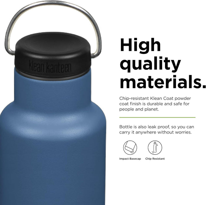 Klean Kanteen Unisex – Erwachsene Classic Schlaufenkappe Einheitsgrösse Real Teal