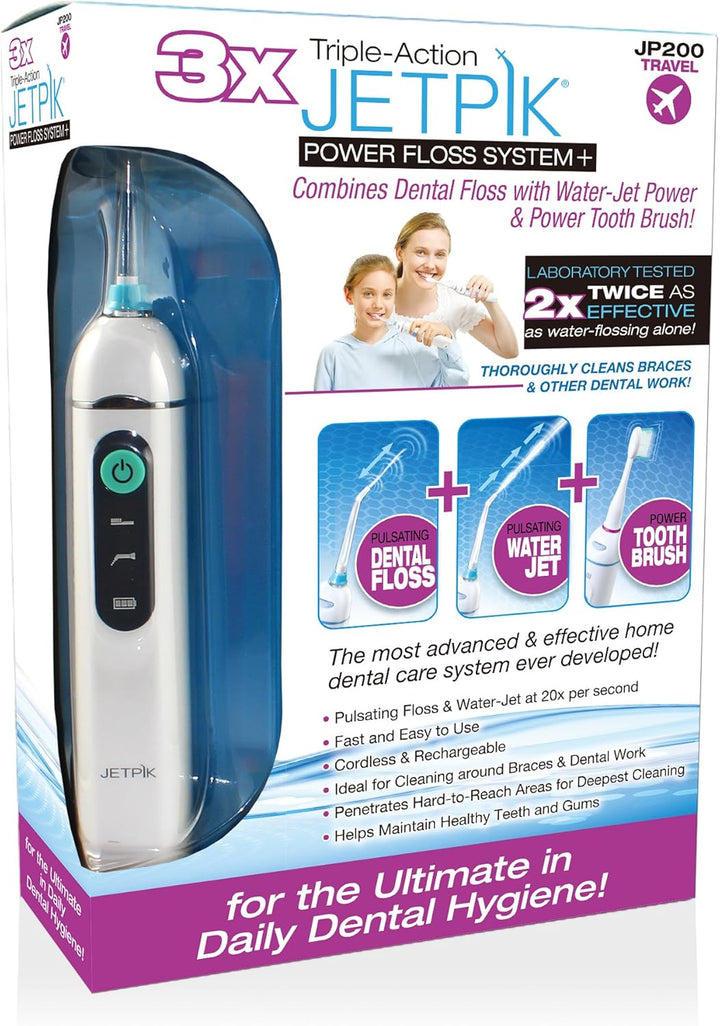 JETPIK JP200 Reise Wiederaufladbare Elektrische Zahnseide Munddusche TRAVEL, TRAVEL