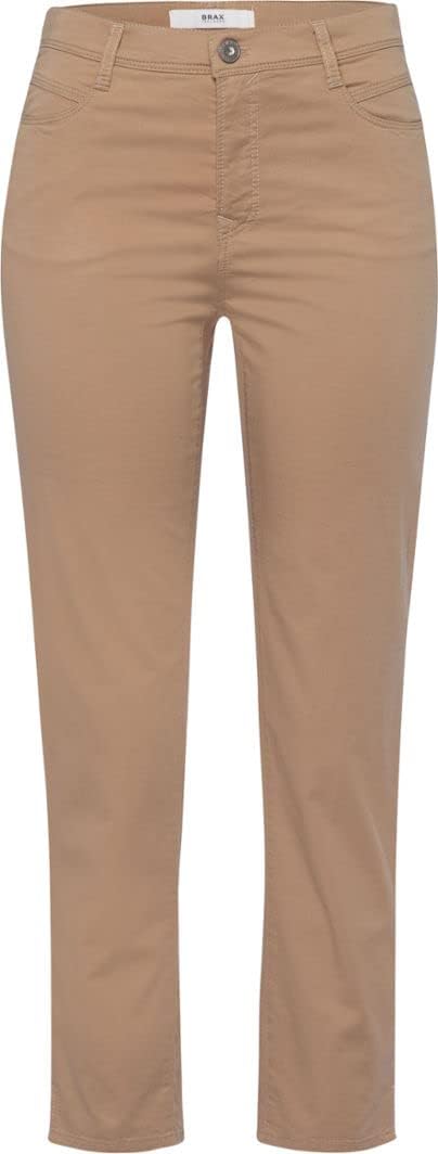 BRAX Damen Style Mary S Ultralight Organic Cotton Verkürzt Jeans, Beige Bast 54