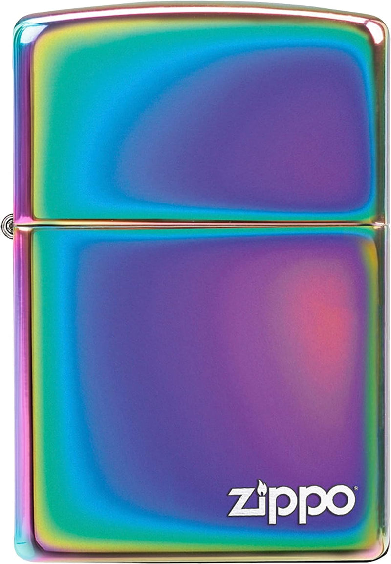 Zippo Feuerzeug – mit Logo, Messing, Spectrum, 3,5x1x5,5 cm, Spectrum