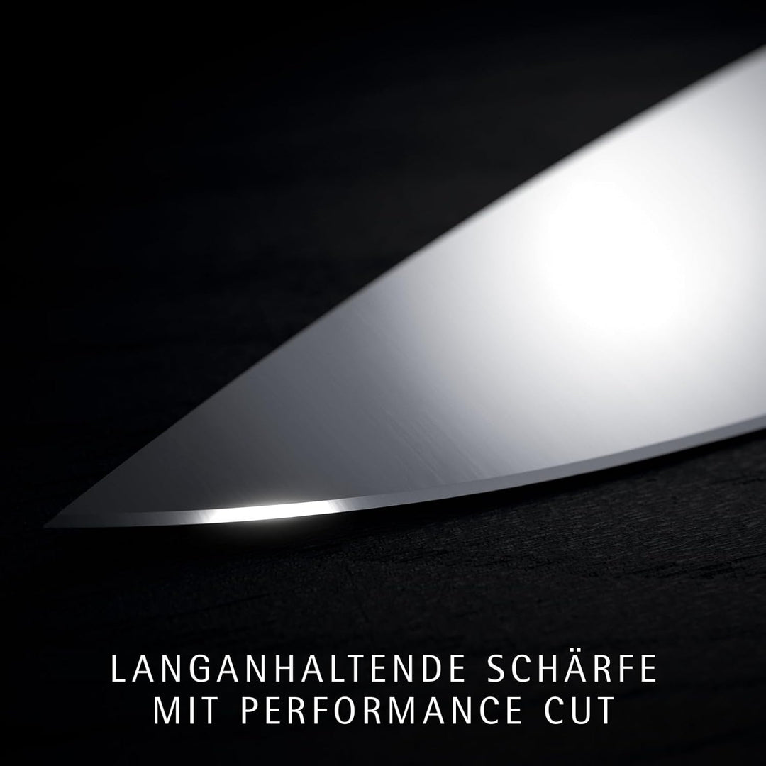 WMF Grand Wood Messerset 3teilig, Messer Holzgriff, Made in Germany, Olivenholzgriff, Messer geschmi