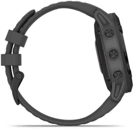 Garmin Fenix 6 Pro Solar Multisport GPS-Uhr mit Solarladefunktionen, erweiterte Trainingsfunktionen