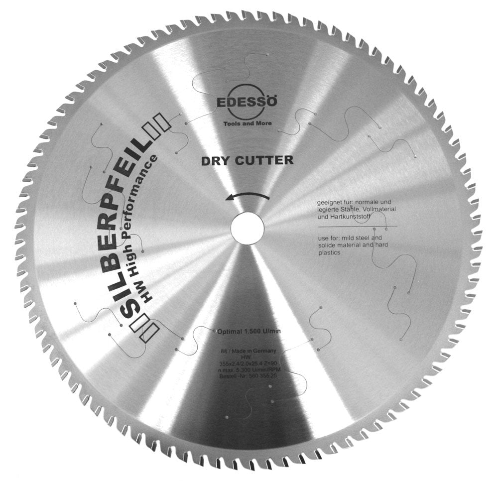 Edessö 56030525 HM-Kreissägeblatt Silberpfeil Dry Cutter HW 305x2,4/2,0x25,4 Z=78 GZ, silber