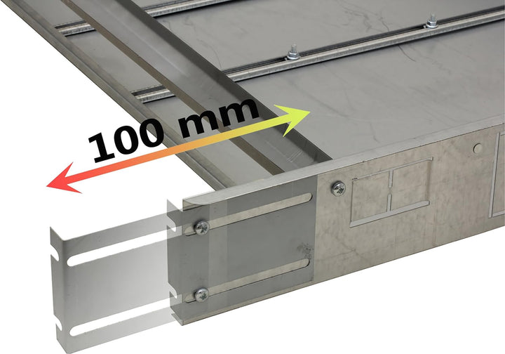 Verteilerschrank Unterputz bis max. 2 Heizkreise zur Selbstmontage für Fussbodenheizung
