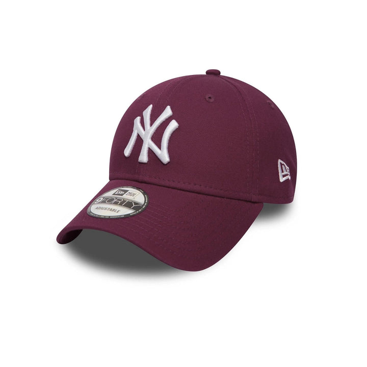 New Era New York Yankees MLB League Essential Maroon 9Forty Adjustable Cap - One-Size