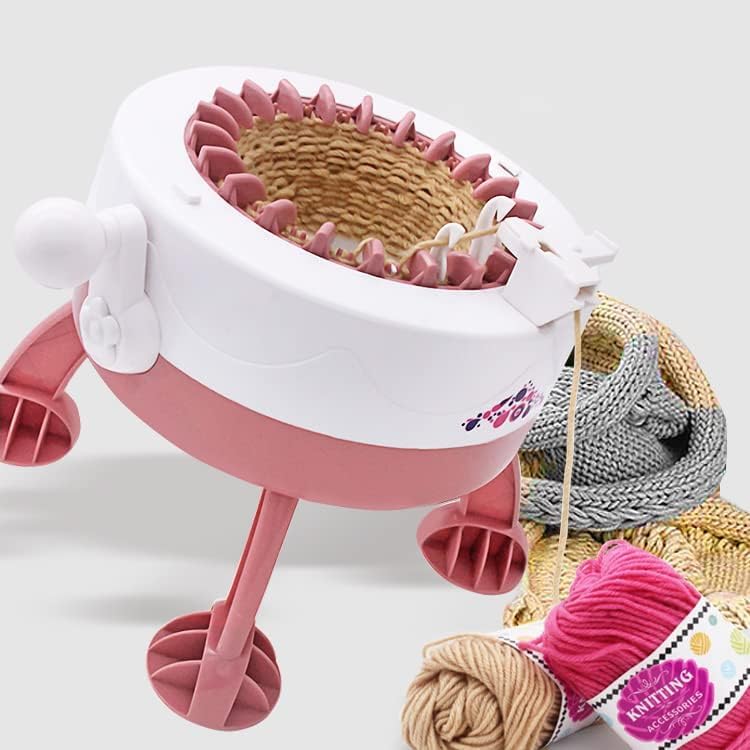 Fyearfly Handstrickmaschine, Strickmaschine mit 22 Nadeln, DIY-Doppelstrickmaschine für Socke, Mütze