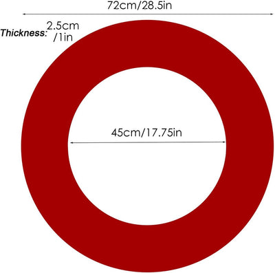 Oseczmut Dart Surround Dart Wandschutz | Dartscheibe Schutzring Dartscheibe Schutz | Dartscheibe Sur