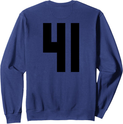 # 41 Team Sports Trikot vorne & hinten Number Player Fan Sweatshirt