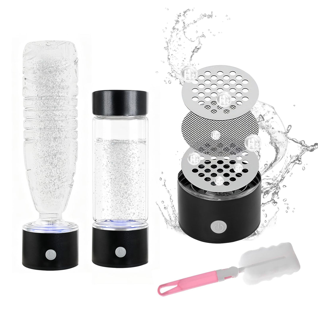 Neue Wasserstoff Wasserflasche 8032PPB, 450ml Hydrogen Water Bottle, Glas Wasserstoff Generator, Dop