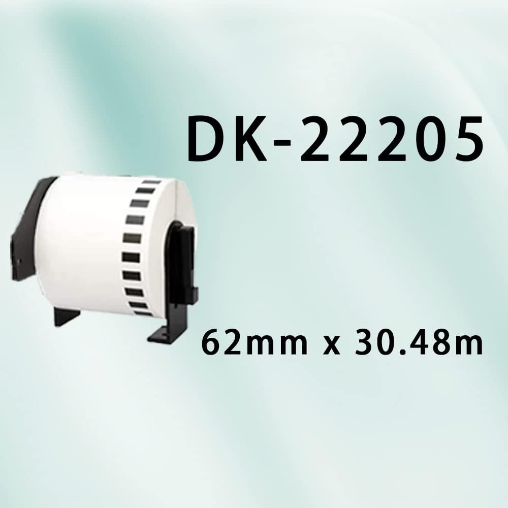 DK-22205 DK22205 Etikettenrollen (Endlos) für Brother P-Touch QL-500 QL-500A QL-500BS QL-500BW (128