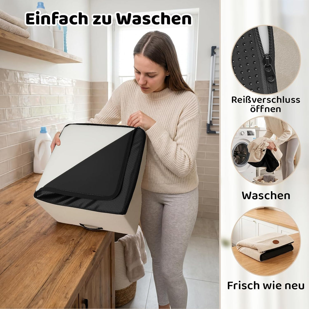 Hundetreppe für Kleine Hunde &amp; Katzen, Haustiertreppe für Sofa,30CM,2Stufen | 33D hochdichter Schaum