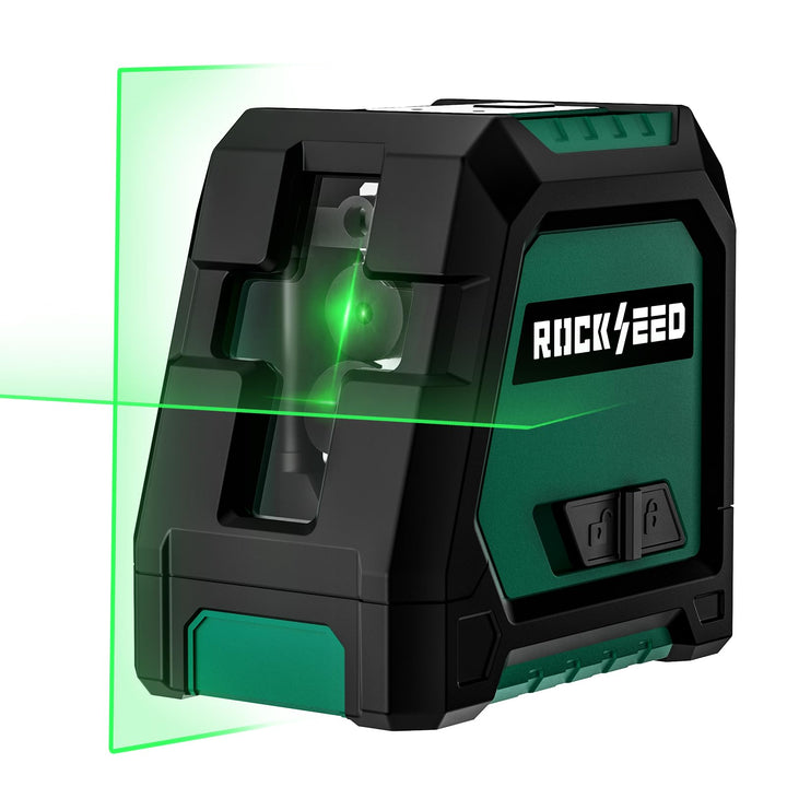 RockSeed Doppelmodul Kreuzlinienlaser, Selbstnivellierend Linienlaser, Horizontal und 150° Vertical