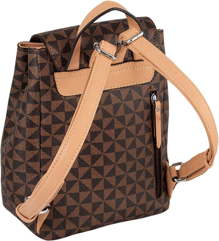 Gabor bags Barina Damen City Rucksack Backpack, 8 L, Braun